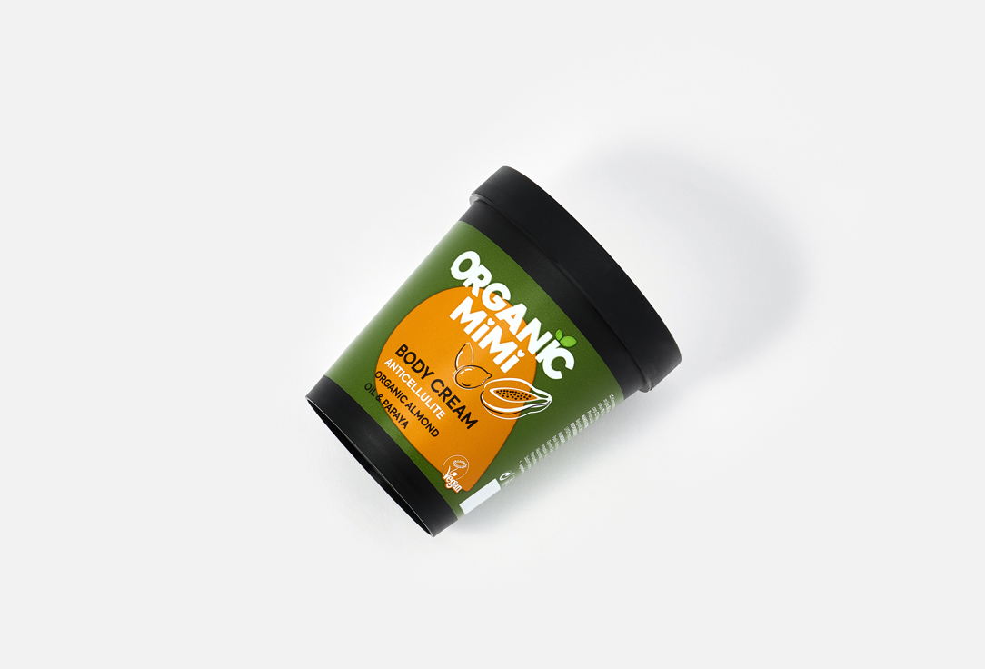 ORGANIC MIMI Body Cream Anticellulite Almond & Papaya
