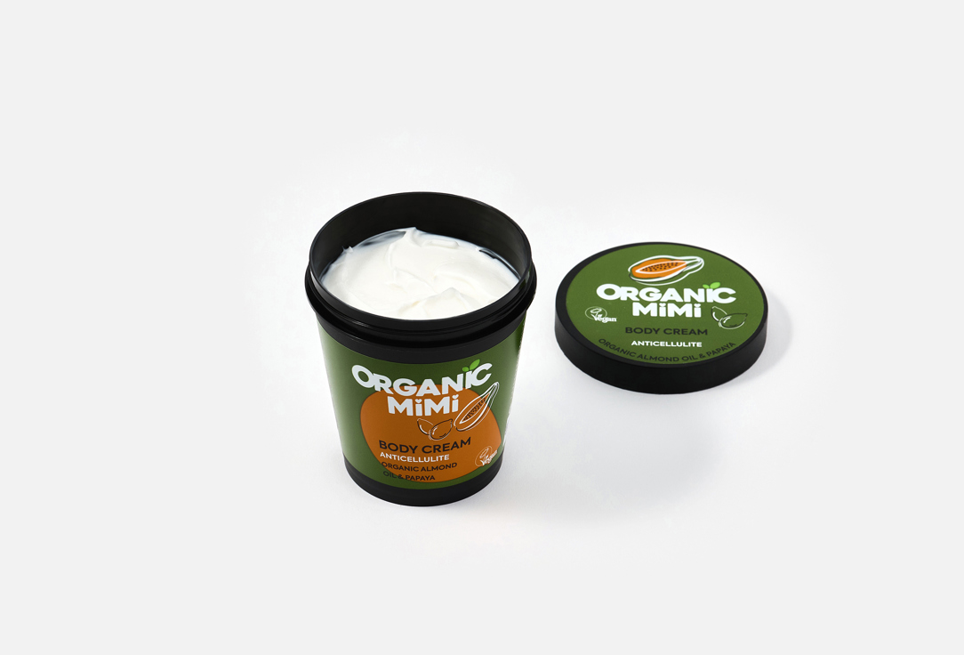 ORGANIC MIMI Body Cream Anticellulite Almond & Papaya