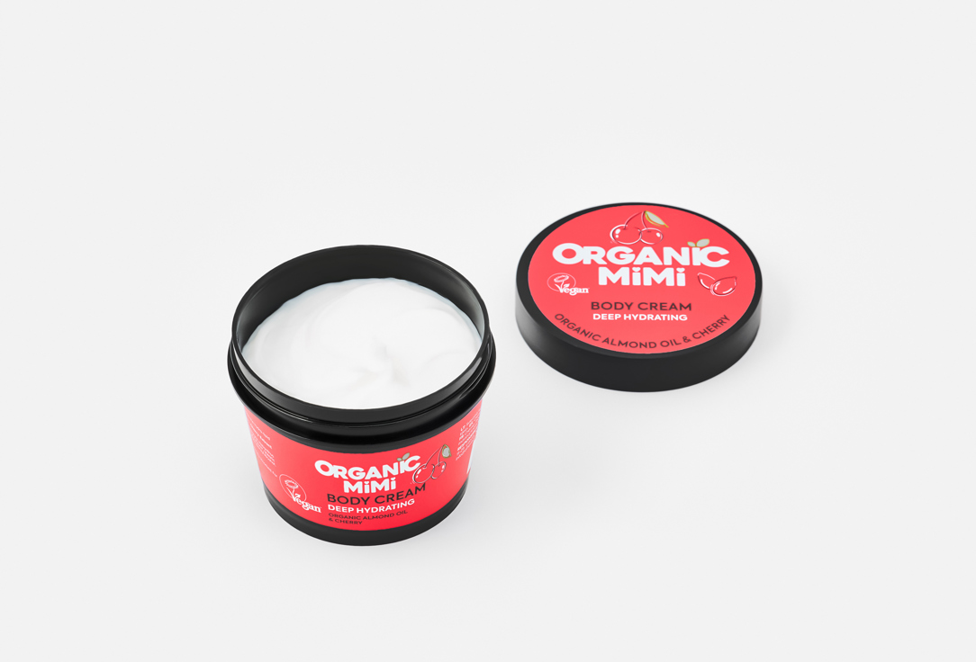 ORGANIC MIMI Body Cream Deep Hydrating Almond & Cherry