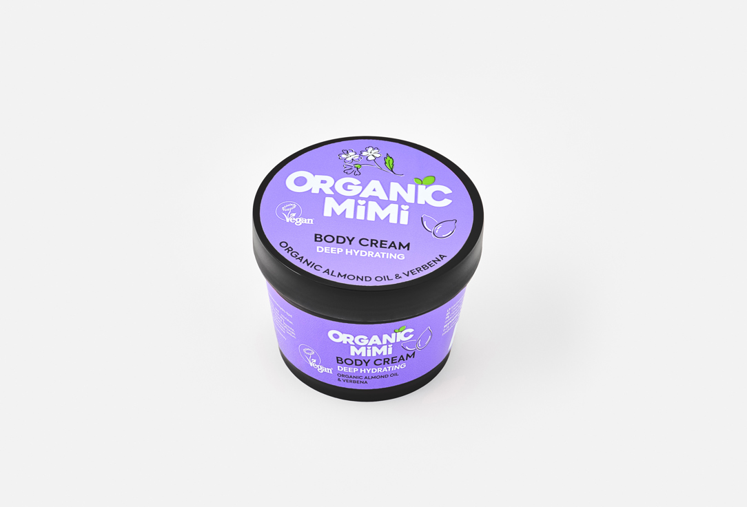 ORGANIC MIMI Body Cream Deep Hydrating Almond & Verbena 100 ml ORGANIC MIMI Body Cream Deep Hydrating Almond & Verbena