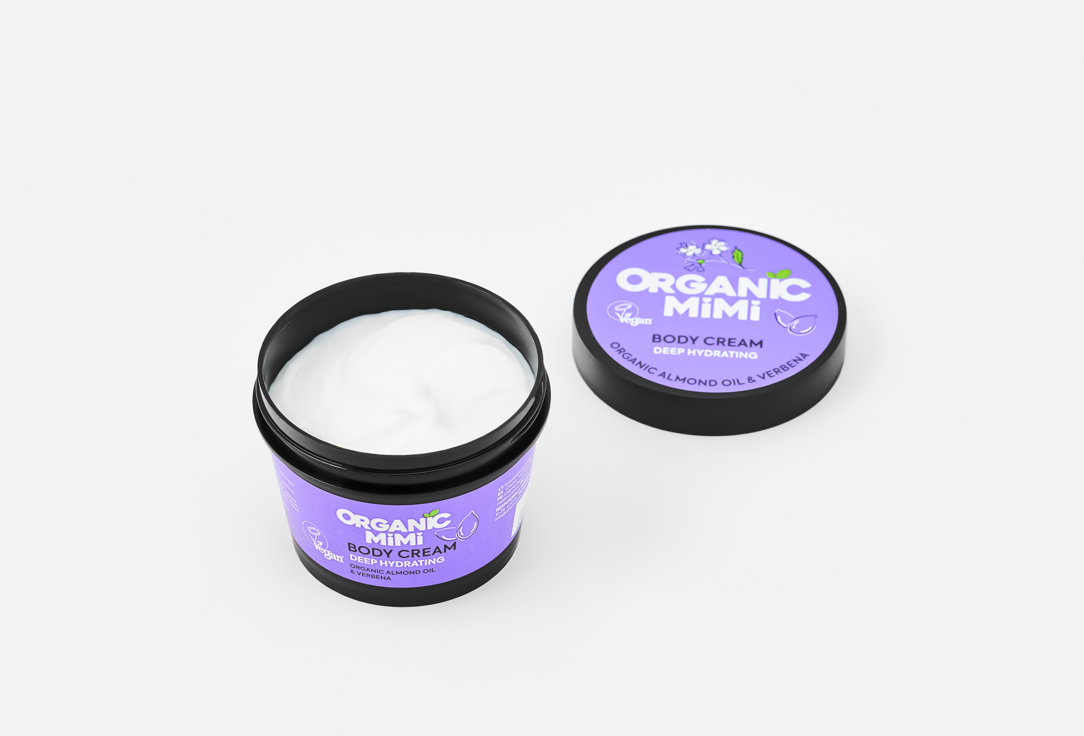 ORGANIC MIMI Body Cream Deep Hydrating Almond & Verbena 100 ml ORGANIC MIMI Body Cream Deep Hydrating Almond & Verbena