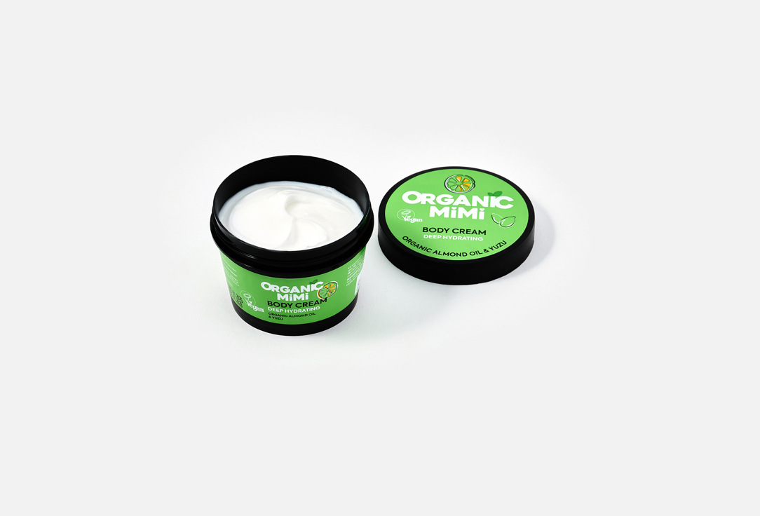 ORGANIC MIMI Body Cream Deep Hydrating Almond & Yuzu
