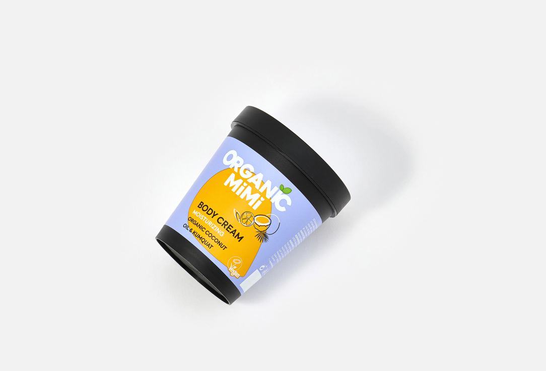 ORGANIC MIMI Body Cream Moisturizing Coconut & Kumquat