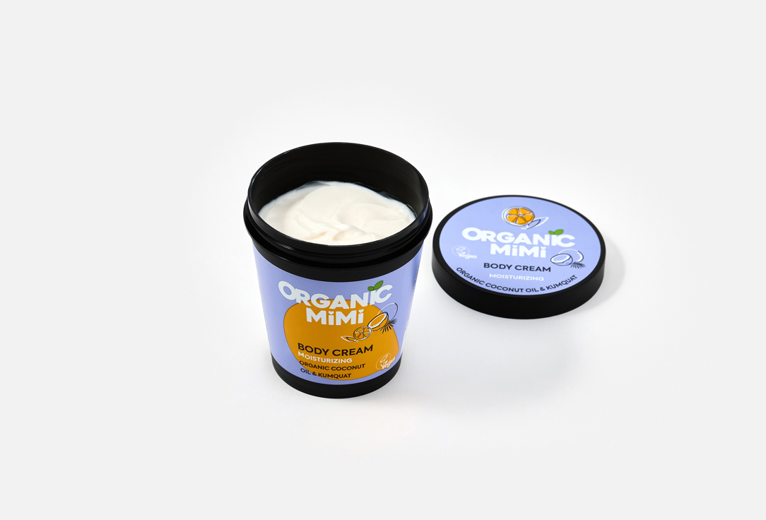 ORGANIC MIMI Body Cream Moisturizing Coconut & Kumquat