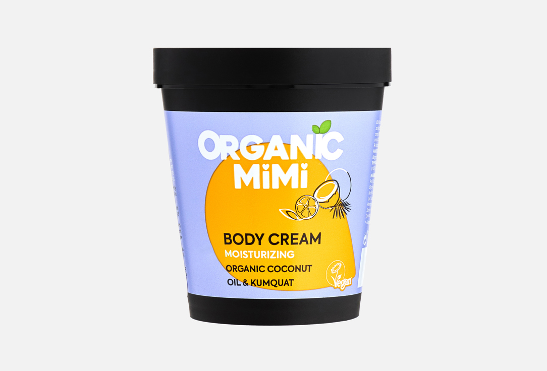 ORGANIC MIMI Body Cream Moisturizing Coconut & Kumquat