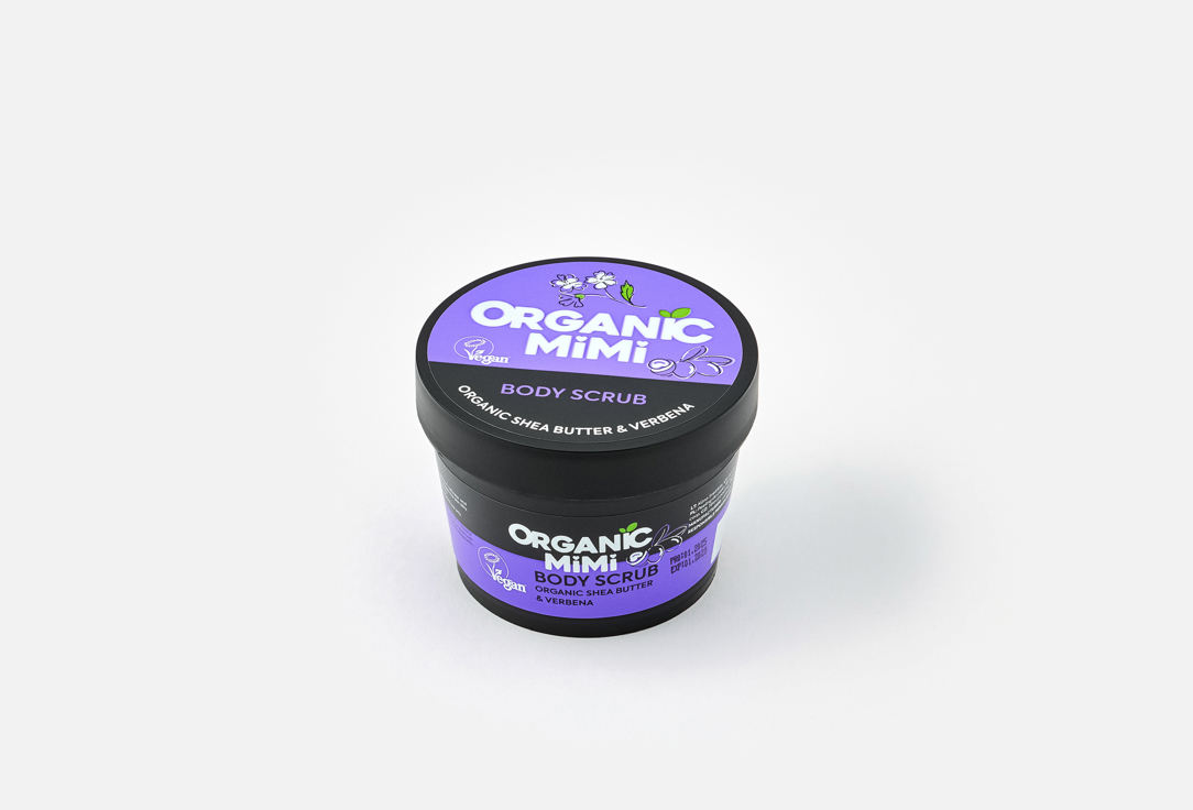 ORGANIC MIMI Body Scrub Shea & Verbena