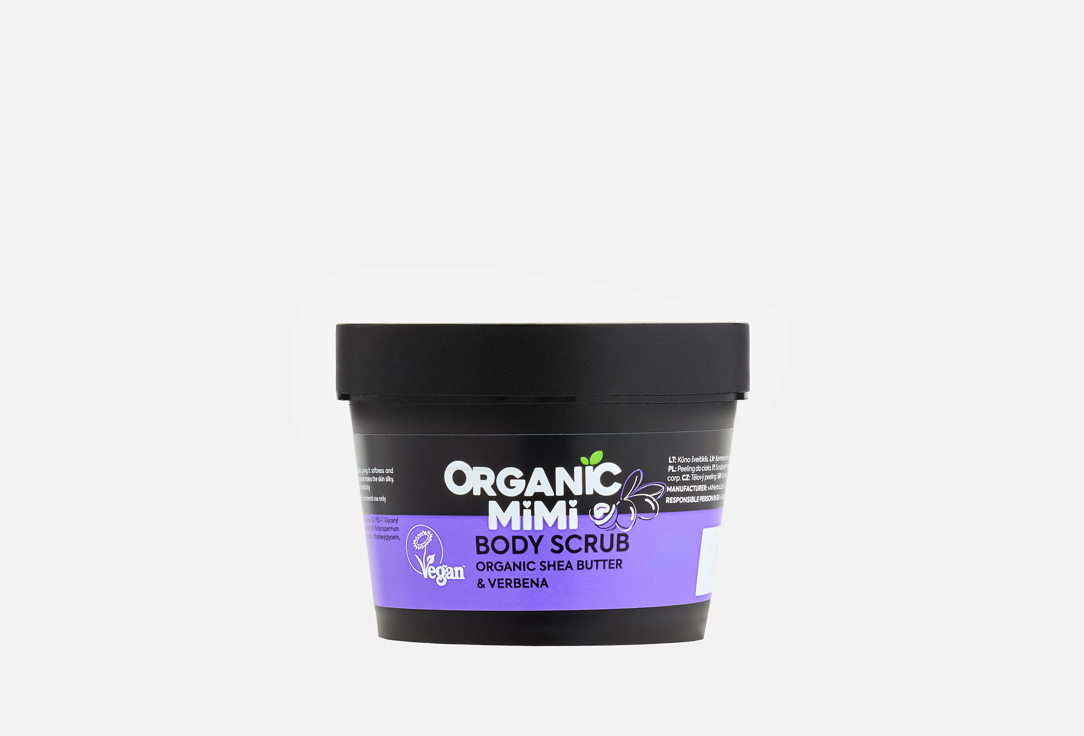 ORGANIC MIMI Body Scrub Shea & Verbena