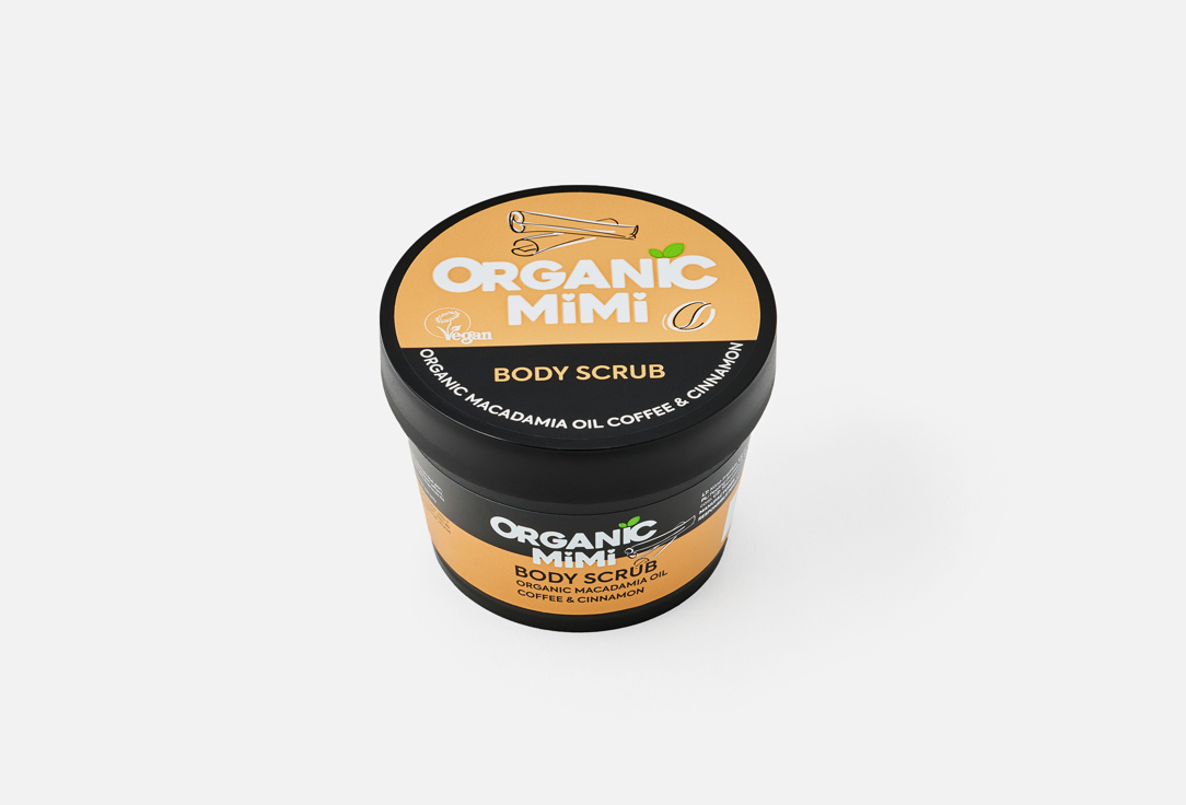 ORGANIC MIMI Body Scrub Coffee & Cinnamon