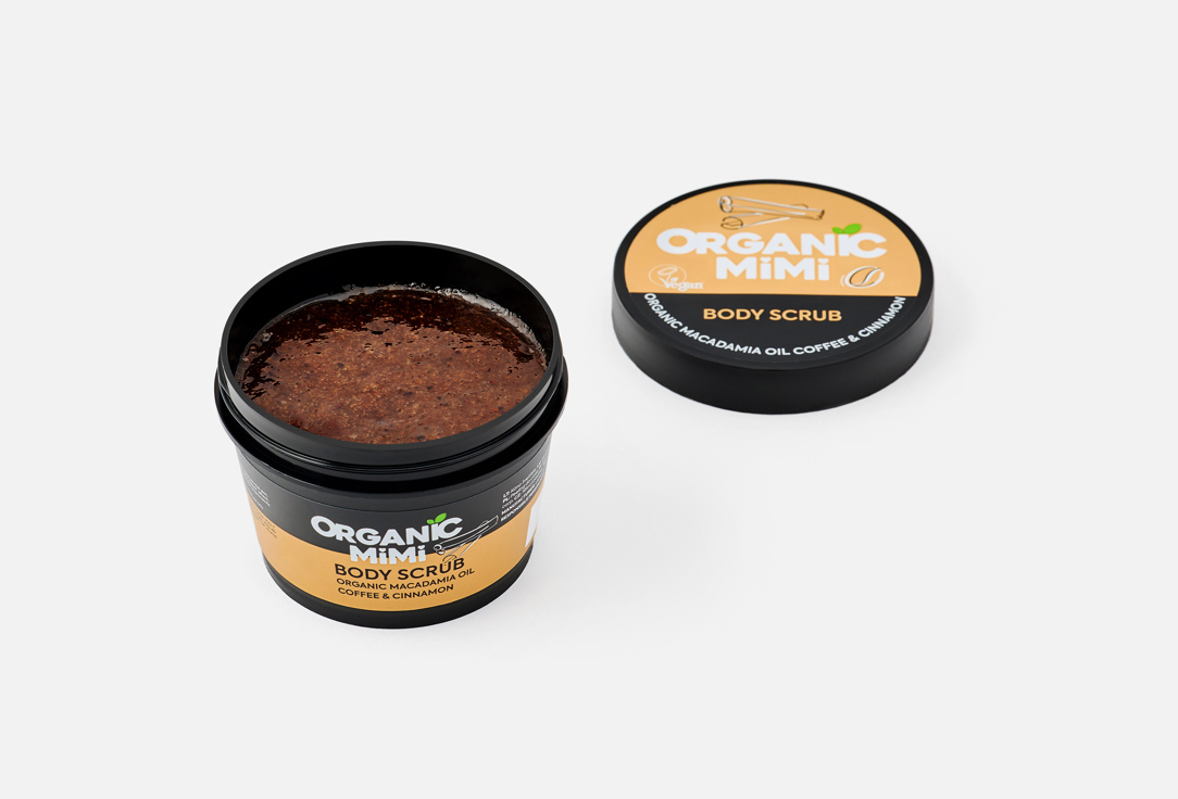 ORGANIC MIMI Body Scrub Coffee & Cinnamon