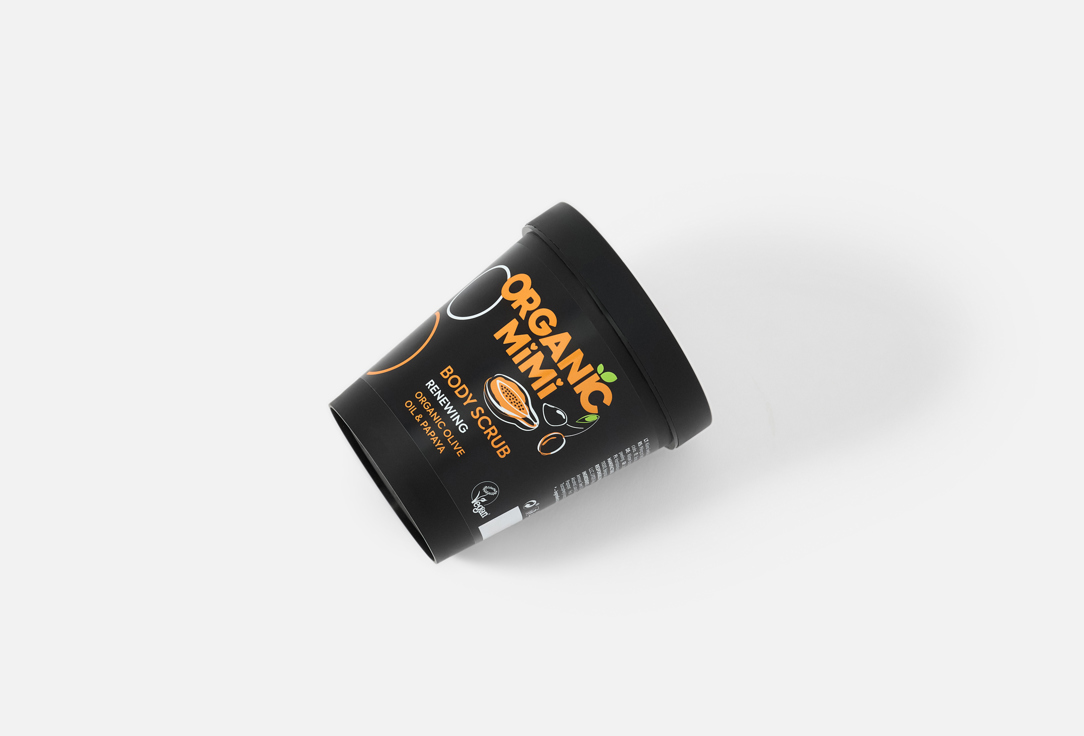 ORGANIC MIMI Body Scrub Renewing Olive & Papaya 250 g ORGANIC MIMI Body Scrub Renewing Olive & Papaya