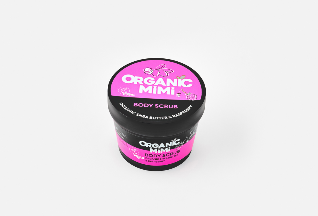 ORGANIC MIMI Body Scrub Shea & Raspberry