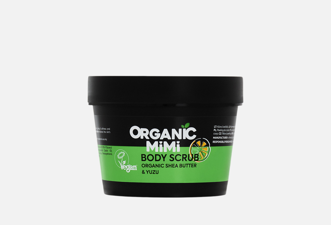 ORGANIC MIMI Body Scrub Shea & Yuzu 120 g ORGANIC MIMI Body Scrub Shea & Yuzu