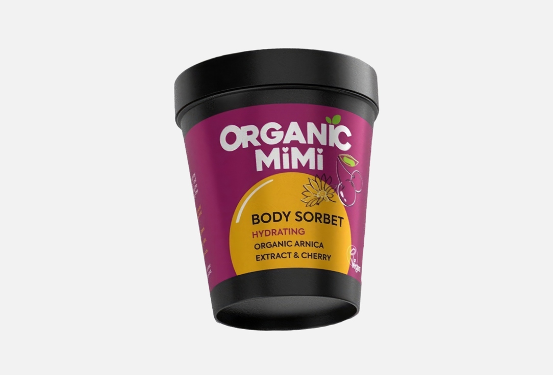 ORGANIC MIMI Body Sorbet Hydrating Arnica & Cherry 200 ml ORGANIC MIMI Body Sorbet Hydrating Arnica & Cherry