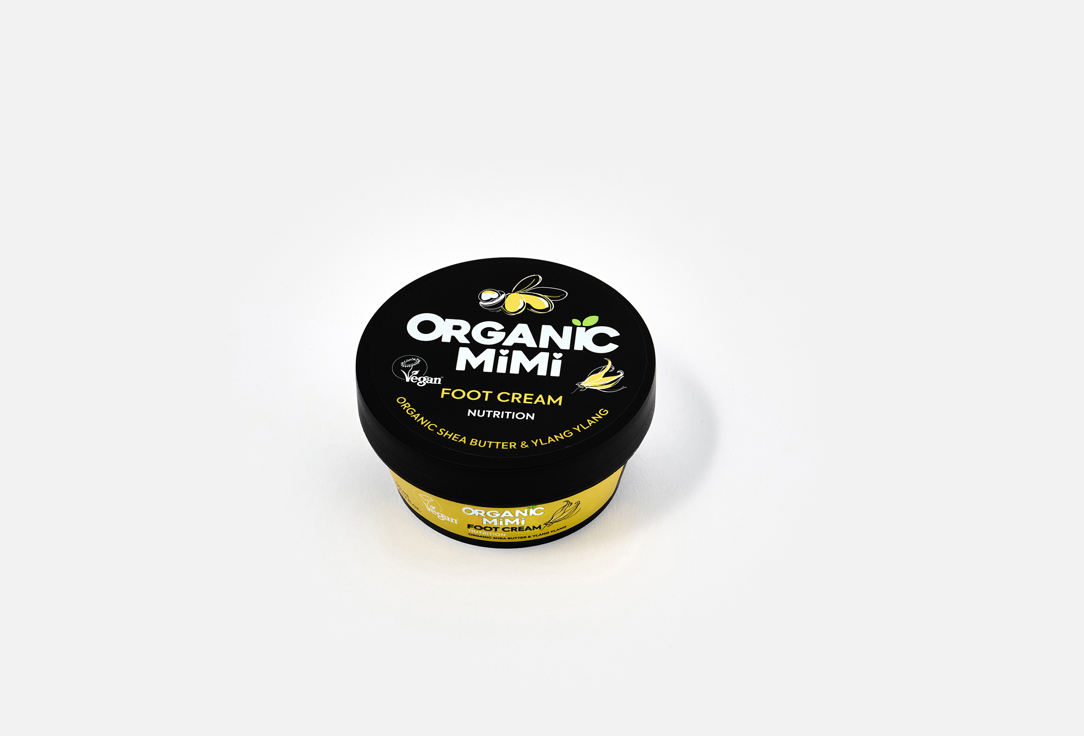 ORGANIC MIMI Foot Cream Nutrition Shea & Ylang Ylang