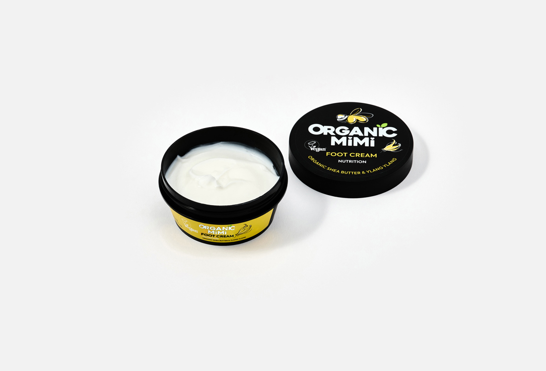ORGANIC MIMI Foot Cream Nutrition Shea & Ylang Ylang