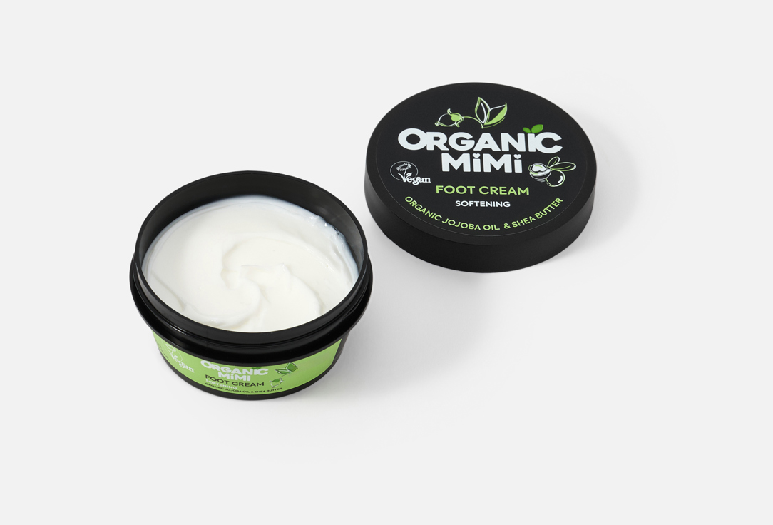 ORGANIC MIMI Foot Cream Softening Jojoba & Shea