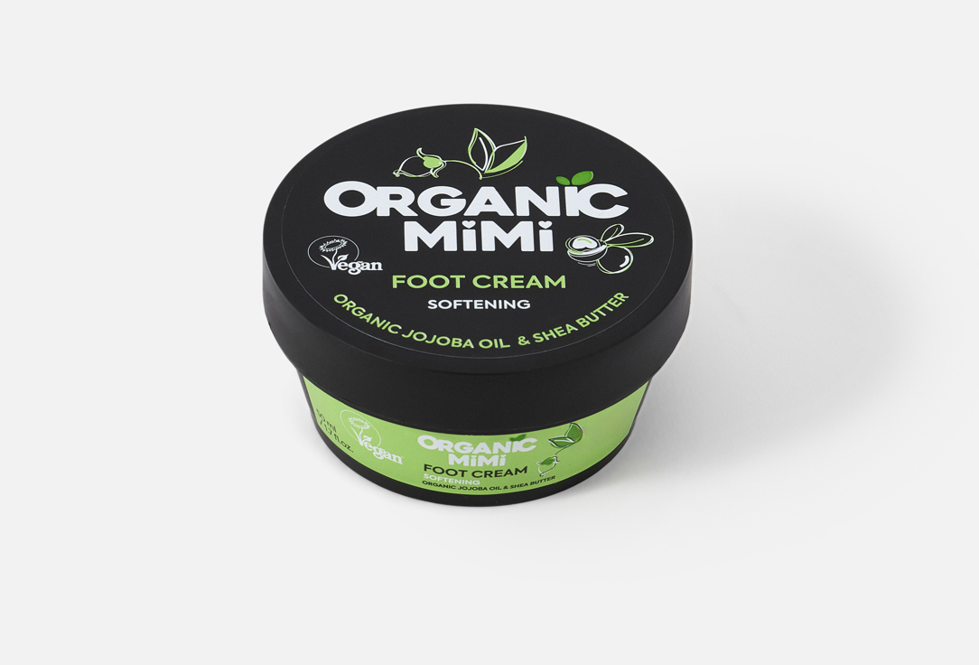 ORGANIC MIMI Foot Cream Softening Jojoba & Shea