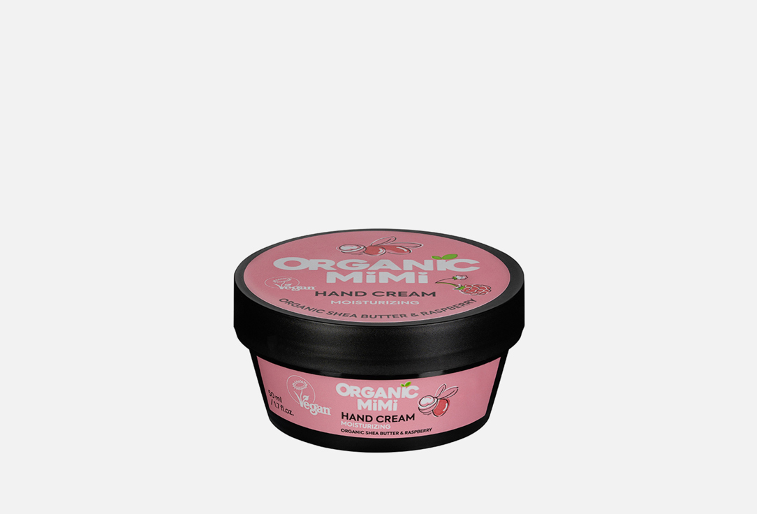 ORGANIC MIMI Hand Cream Moisturizing Shea & Raspberry 50 ml ORGANIC MIMI Hand Cream Moisturizing Shea & Raspberry