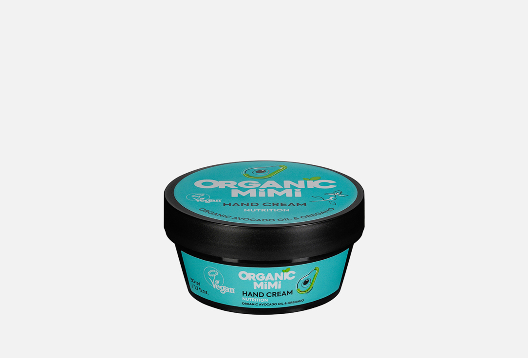 ORGANIC MIMI Hand Cream Nutrition Avocado & Oregano 50 ml ORGANIC MIMI Hand Cream Nutrition Avocado & Oregano