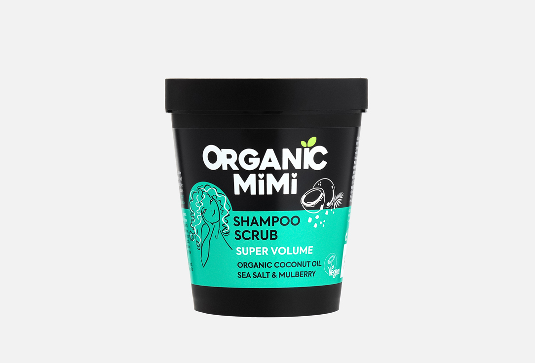 ORGANIC MIMI Shampoo Scrub Super Volume Sea Salt & Mulberry 280 g ORGANIC MIMI Shampoo Scrub Super Volume Sea Salt & Mulberry