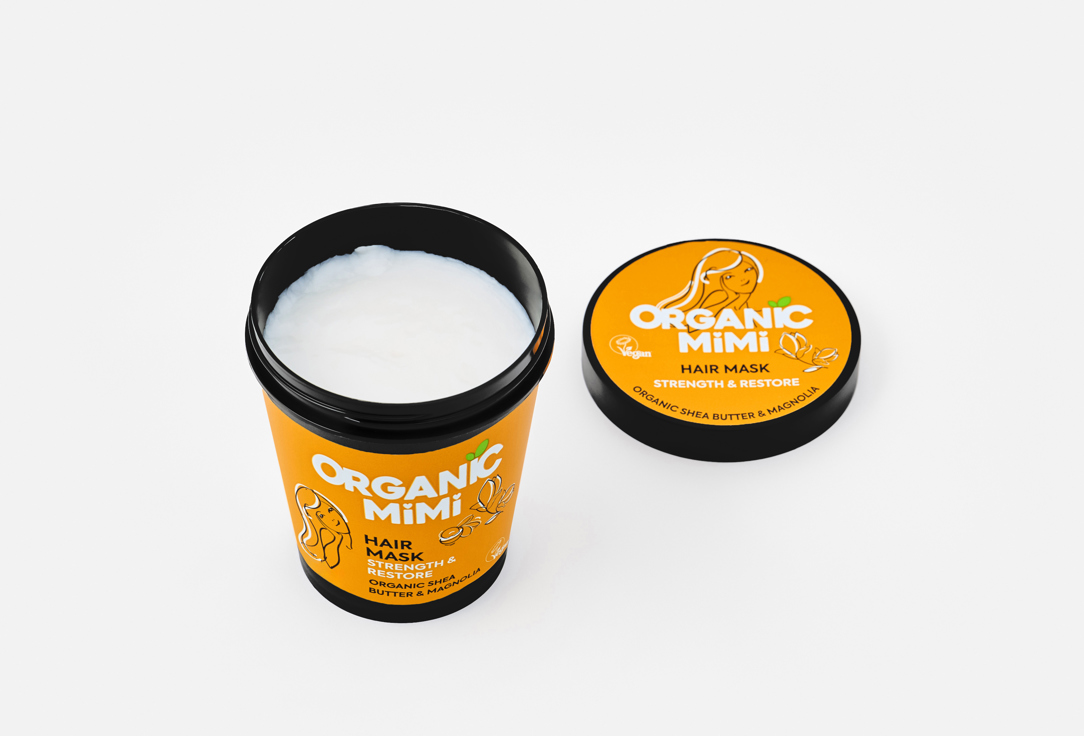 ORGANIC MIMI Hair Mask Strength & Restore Shea & Magnolia 200 ml ORGANIC MIMI Hair Mask Strength & Restore Shea & Magnolia
