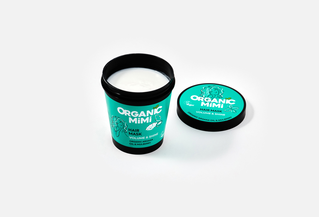ORGANIC MIMI Hair Mask Volume & Shine Argana & Mulberry 200 ml ORGANIC MIMI Hair Mask Volume & Shine Argana & Mulberry