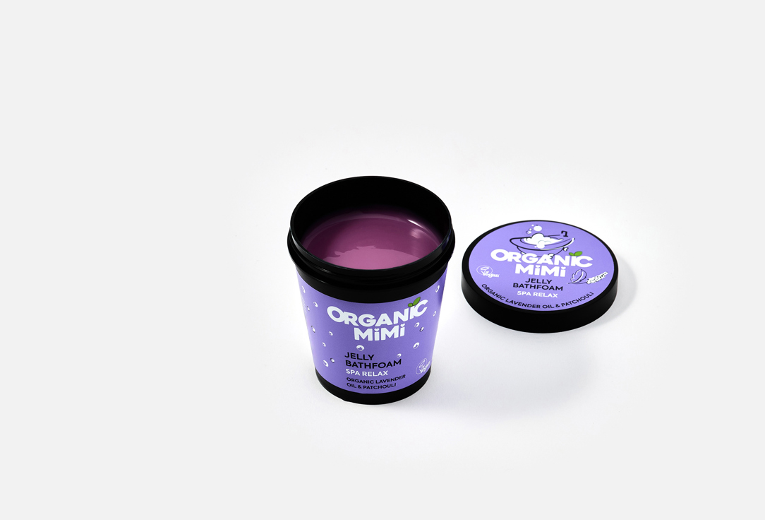 ORGANIC MIMI Bath foam Jelly Spa Relax Lavender & Patchouli
