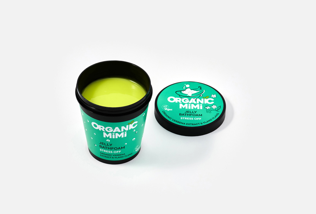 ORGANIC MIMI Bath foam Jelly Stress Off Verbena & Ylang Ylang 200 ml ORGANIC MIMI Bath foam Jelly Stress Off Verbena & Ylang Ylang