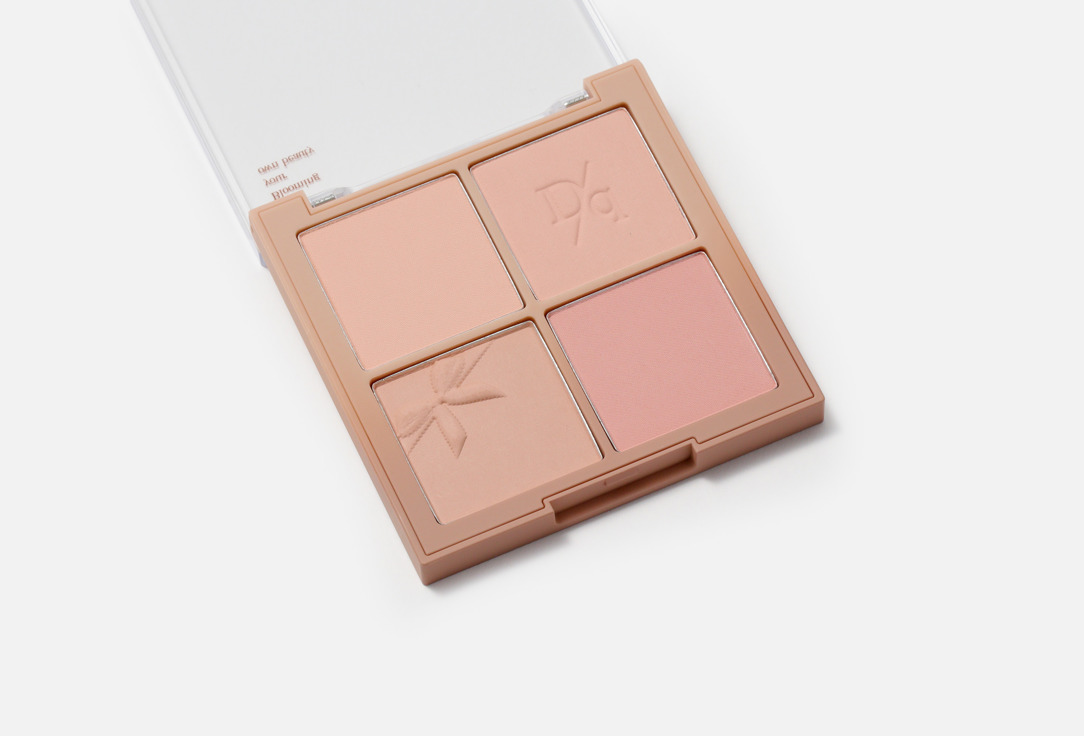 Dasique Палетка румян для лица Blending Mood Cheek 10, Muted nuts 12 г Dasique Палетка румян для лица Blending Mood Cheek
