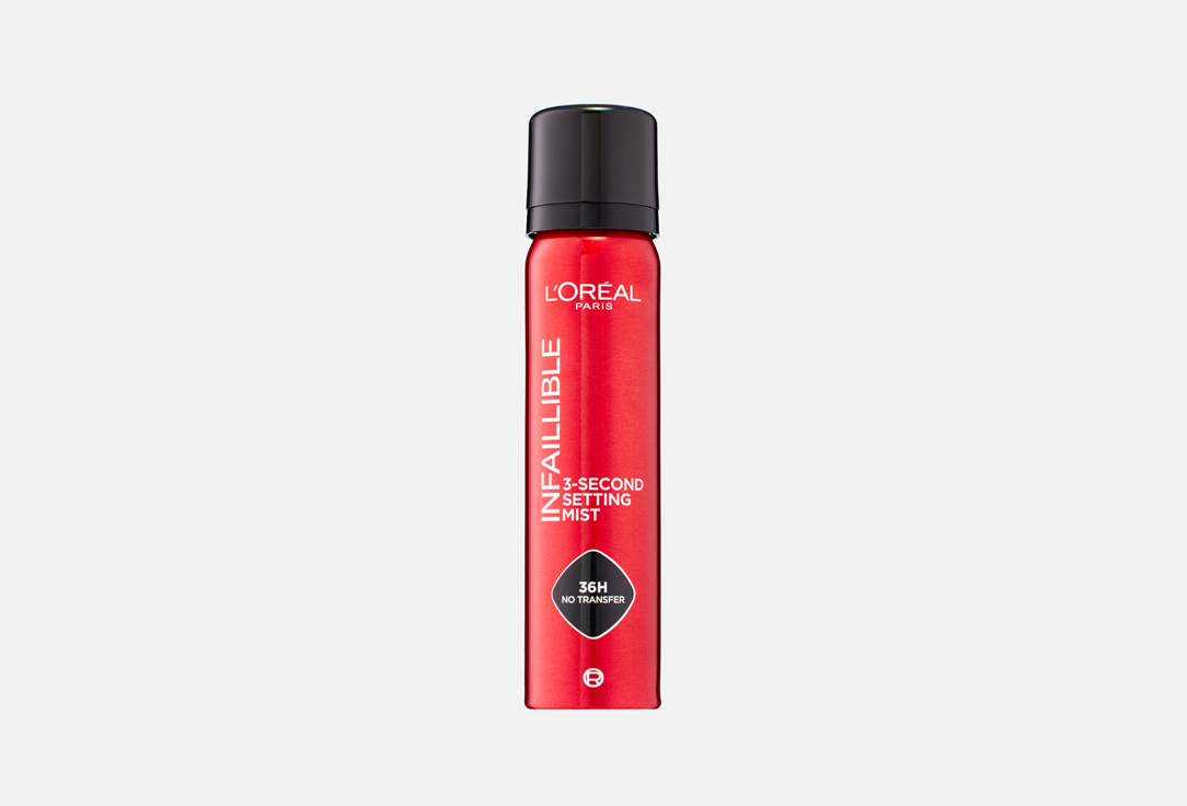 L'Oreal Paris Long-Lasting Makeup Fixing Spray Infaillible 3 Second Setting Mist 75 ml L'Oreal Paris Long-Lasting Makeup Fixing Spray Infaillible 3 Second Setting Mist