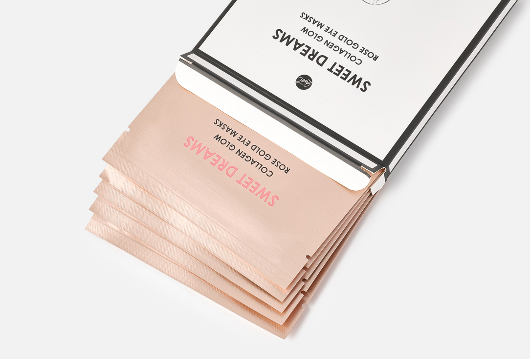 glowiest Moisturizing Eye Patches Sweet dreams collagen glow rose gold