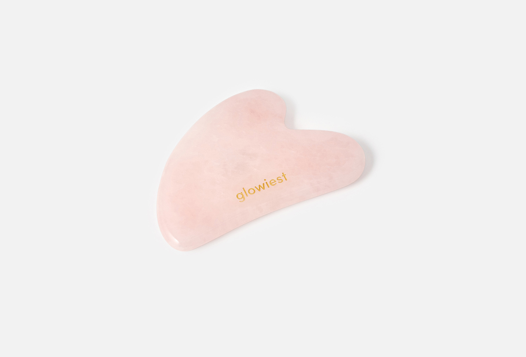glowiest Gua sha Rose quartz gua sha 78 g glowiest Gua sha Rose quartz gua sha