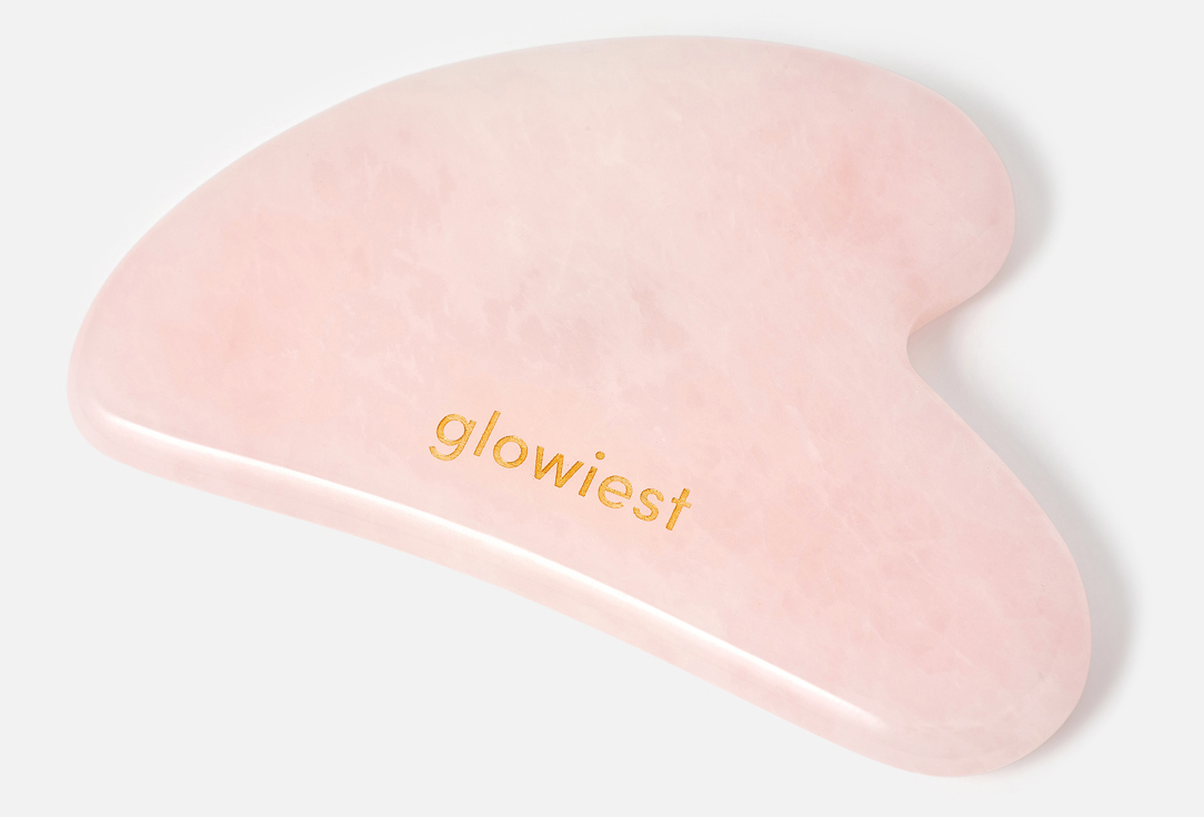 glowiest Gua sha Rose quartz gua sha 78 g glowiest Gua sha Rose quartz gua sha