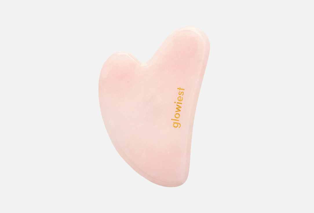 glowiest Gua sha Rose quartz gua sha 78 g glowiest Gua sha Rose quartz gua sha