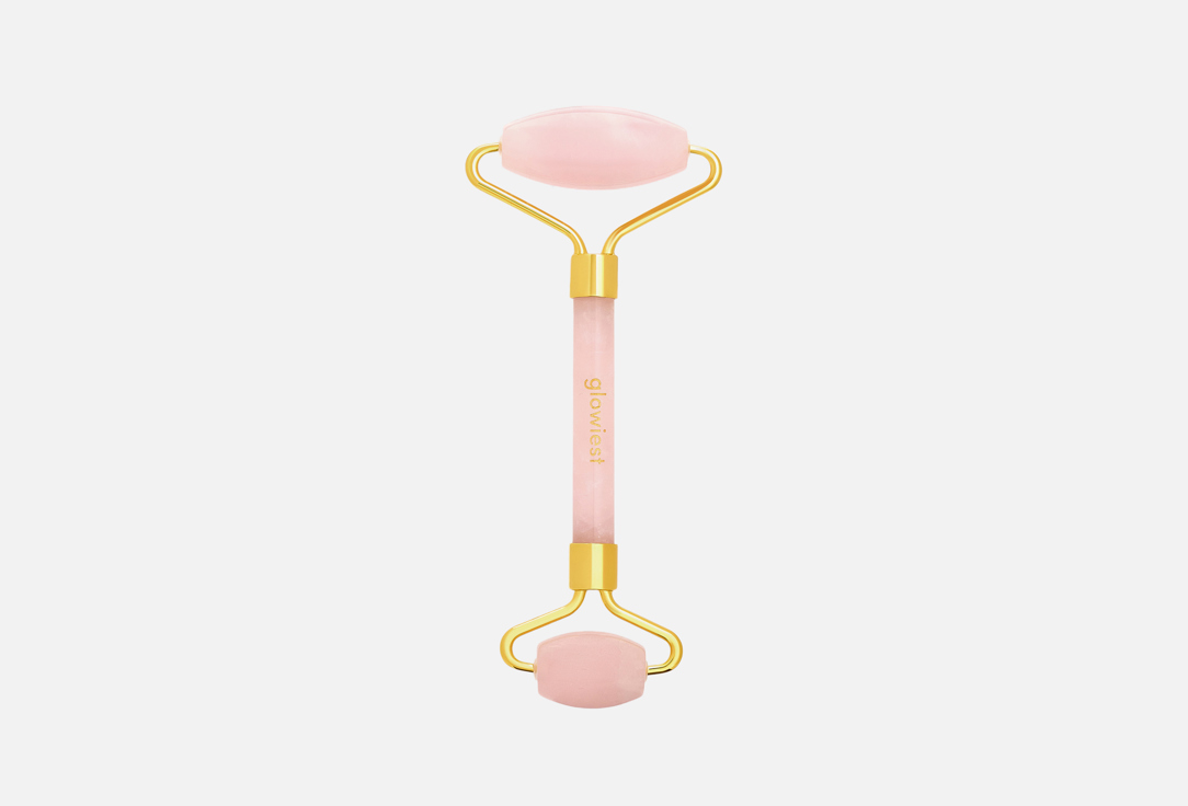 glowiest Face roller Rose quartz 185 g glowiest Face roller Rose quartz