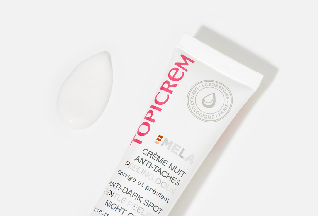 Topicrem ANTI-DARK SPOT NIGHT CREAM MELA GENTLE PEELING