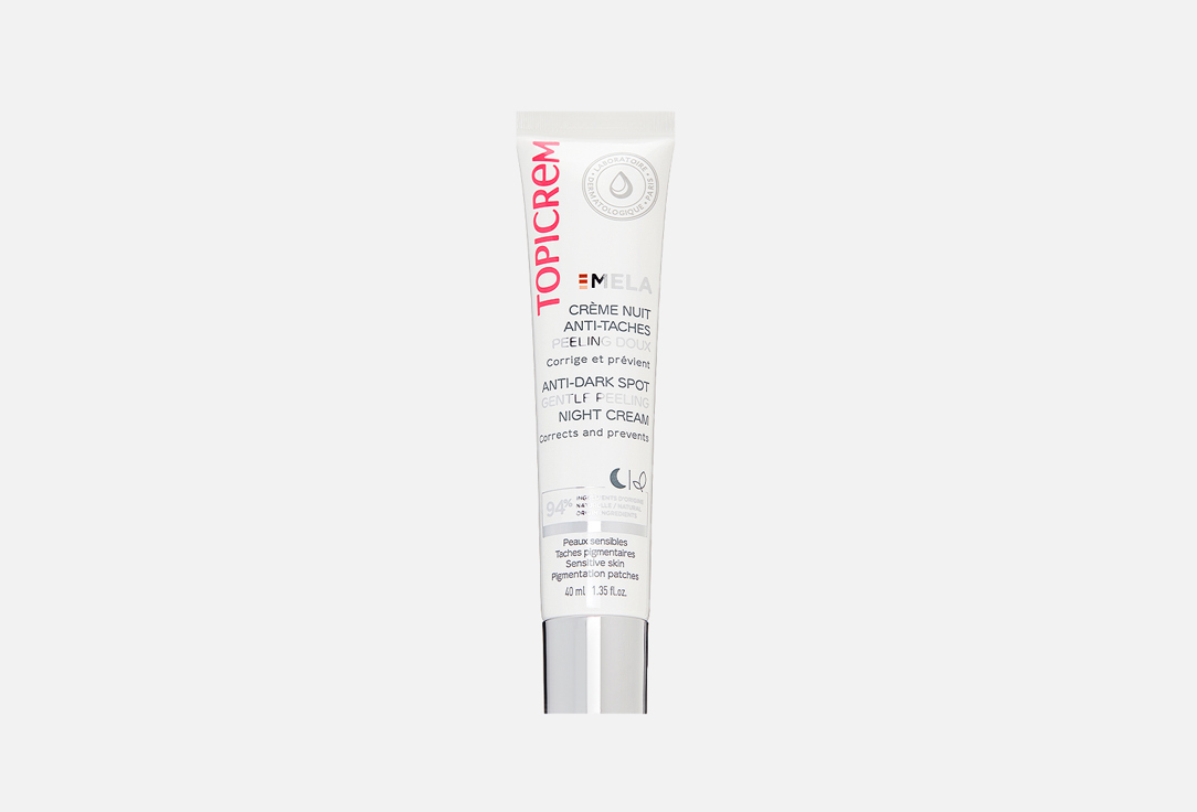 Topicrem ANTI-DARK SPOT NIGHT CREAM MELA GENTLE PEELING