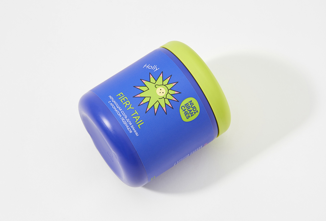Nudibranches Game set for creating shimmering bath salt FIERY TAIL lollipop