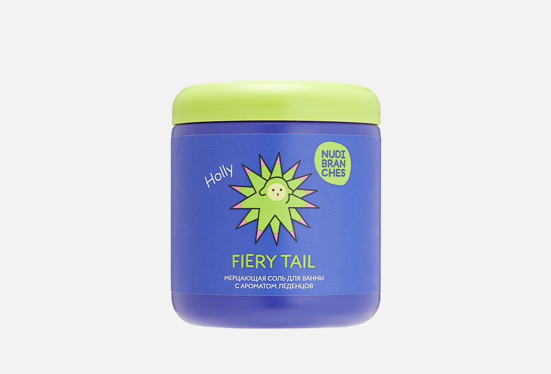 Nudibranches Game set for creating shimmering bath salt FIERY TAIL lollipop