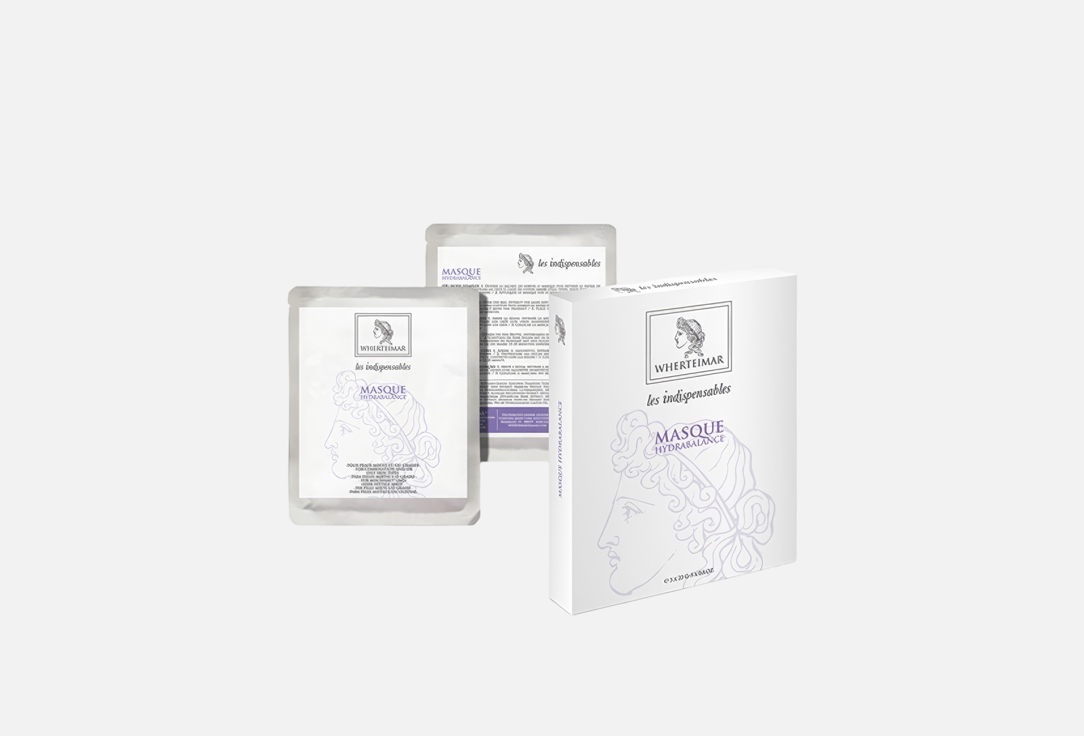 Wherteimar Moisturizing and Regulating Face Mask HYDRABALANCE 5 pcs Wherteimar Moisturizing and Regulating Face Mask HYDRABALANCE