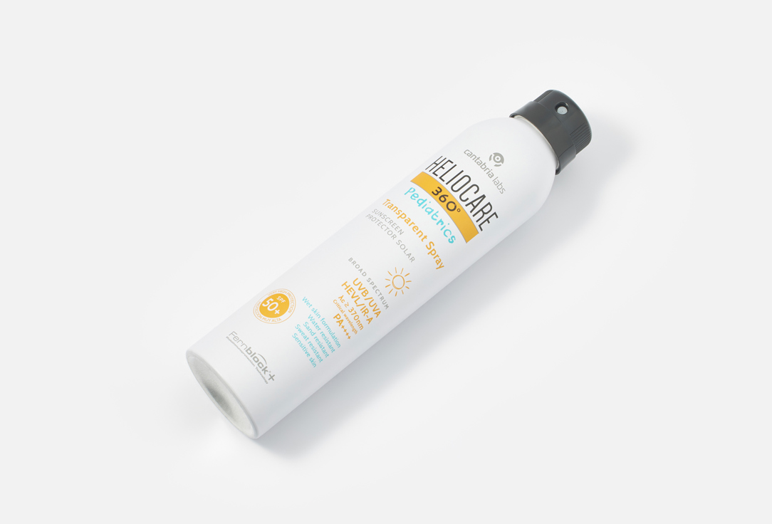 Cantabria Labs Kids' Body Sunscreen Spray SPF 50+ HELIOCARE 360 Pediatrics Transparent 200 ml Cantabria Labs Kids' Body Sunscreen Spray SPF 50+ HELIOCARE 360 Pediatrics Transparent