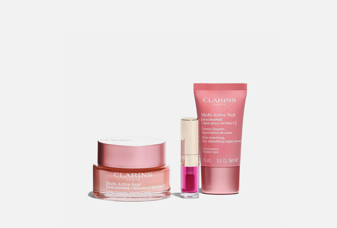 Clarins Radiance-boosting skincare set Multi-Active Collection
