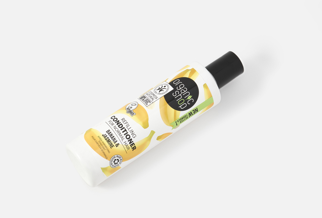 Organic Shop Refilling Conditioner For Normal Hair Banana & Jasmine