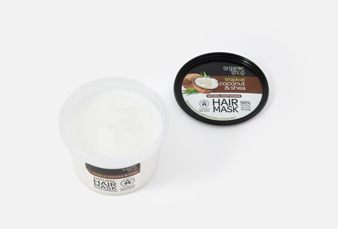Organic Shop Moisturizing HAIR MASK Tropical COCONUT & SHEA 250 ml Organic Shop Moisturizing HAIR MASK Tropical COCONUT & SHEA