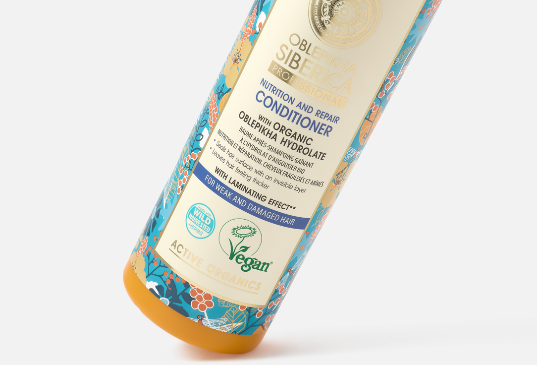 Natura Siberica Vitamin CONDITIONER for weak & damaged hair OBLEPIKHA Nutrition & Repair