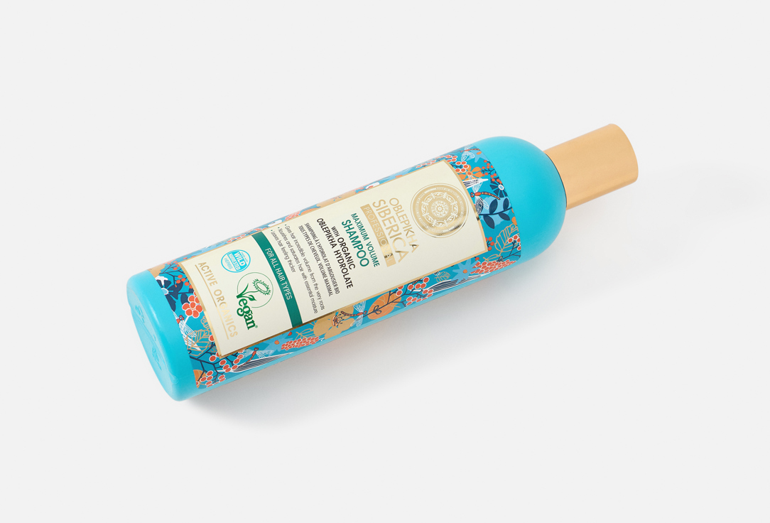 Natura Siberica Hydrating SHAMPOO for all hair types OBLEPIKHA Maximum Volume
