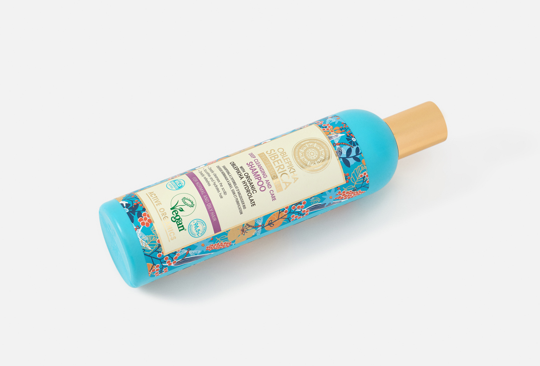 Natura Siberica Nourishing SHAMPOO for normal & oily hair OBLEPIKHA Deep Cleansing & Care