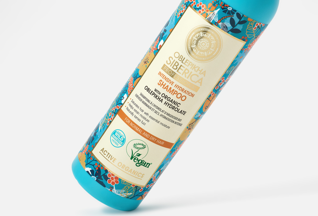 Natura Siberica Revitalizing SHAMPOO FOR NORMAL & DRY HAIR OBLEPIKHA Intensive Hydration