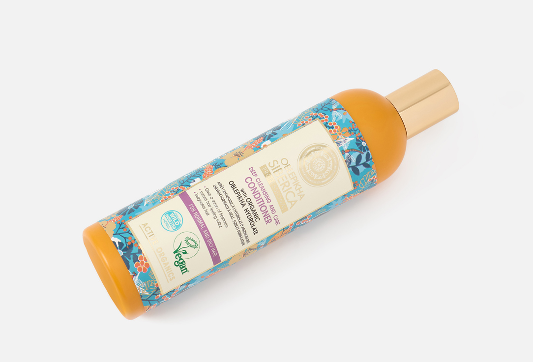 Natura Siberica Nourishing CONDITIONER for normal & oily hair OBLEPIKHA Deep Cleansing & Care