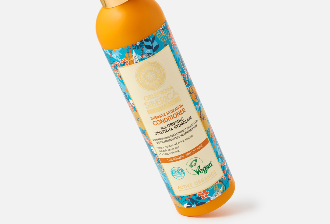 Natura Siberica Revitalizing CONDITIONER FOR NORMAL & DRY HAIR OBLEPIKHA Intensive Hydration